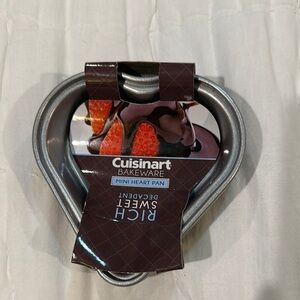Cuisinart Heart-Shaped Bakeware in Silver